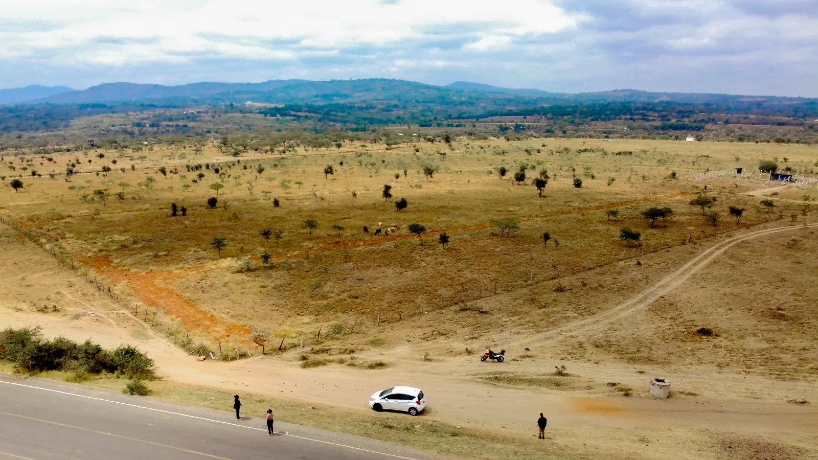 Konza Smart Gardens with the hills behind