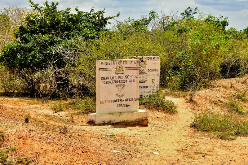 Nearby: a local school