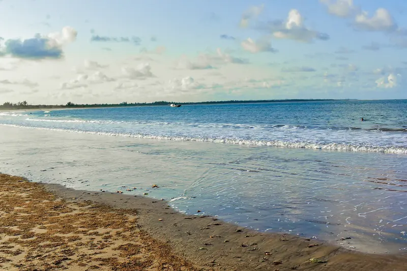 Nearby: the beach at Malindi